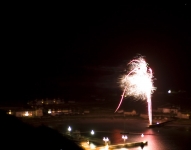 The fireworks display. Photo: Tom McDonnell